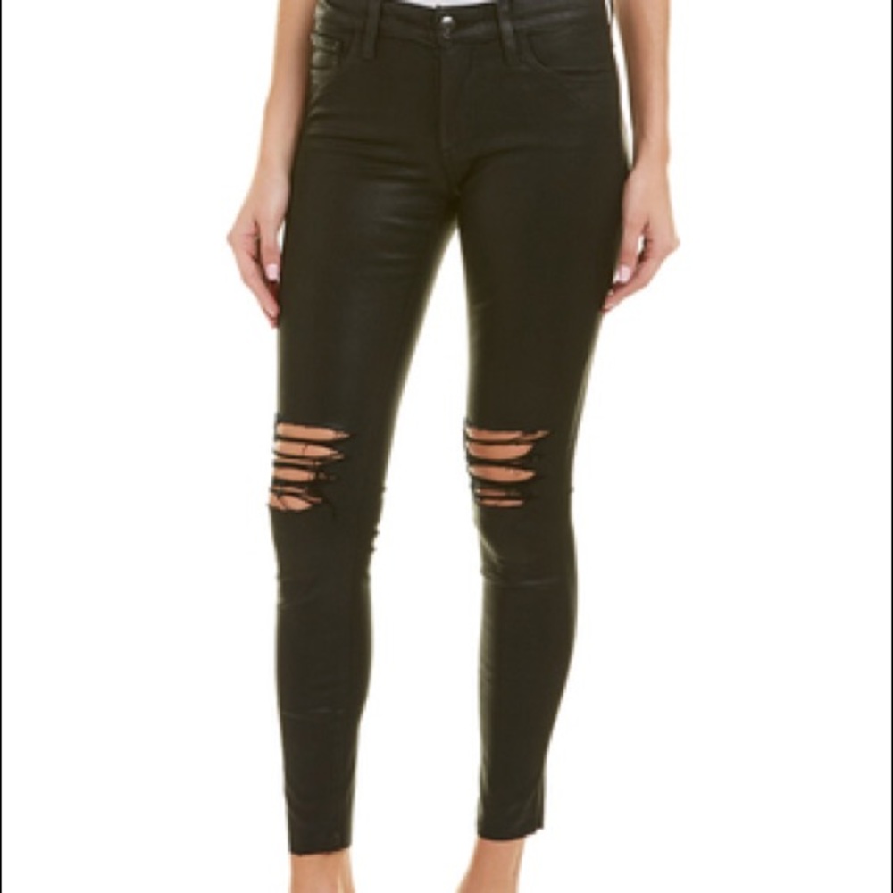Joes Icon coated Skinny Jeans black. Size 29.